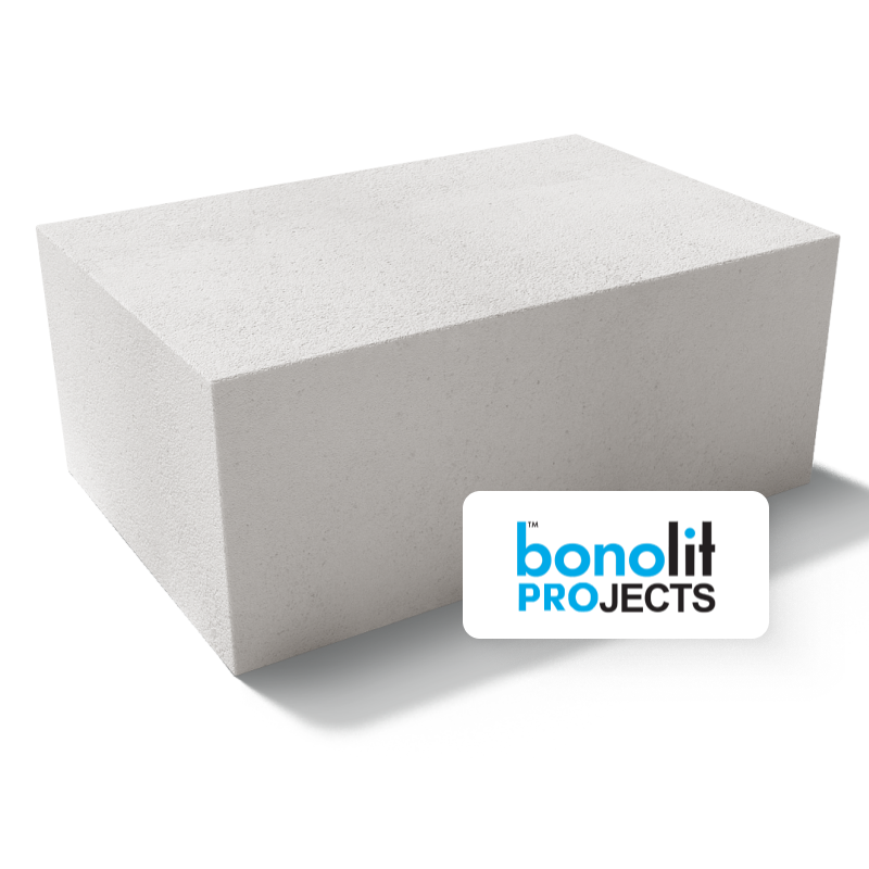  Блок Bonolit Project D400 625*400*250 B2,0 F100 ГОСТ 31360 (Малоярославец)